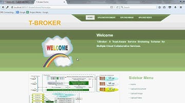 T-broker A Trust-aware Service Brokering Scheme for Multiple Cloud Collaborative Services