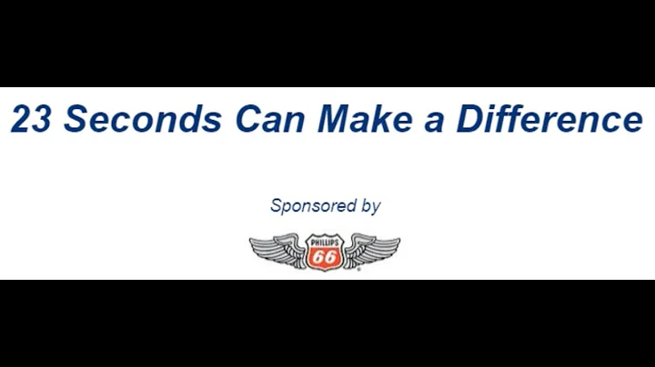 23 Seconds Can Make A Difference