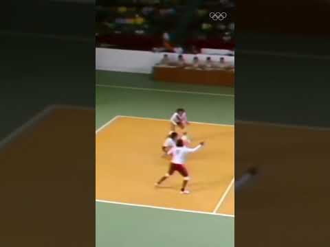 Digging deep into the archive with this 70s Olympic volleyball match ✨🏐