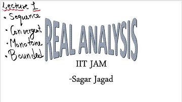 Sequence | Convergence | Bounded | Monotone | IIT JAM/ GATE/ NET