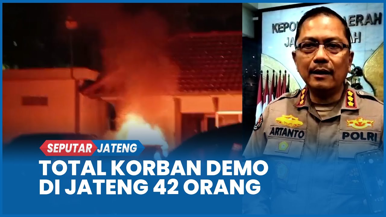 Demo di Semarang, Solo dan Magelang, Polda Jateng Merinci Total Korban Luka 42 Orang
