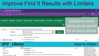 Find It Improved Results with Limiters