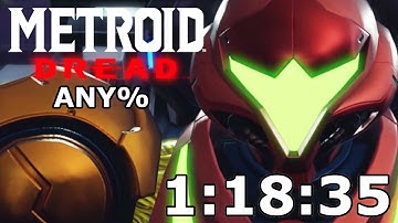 [Former World Record] Metroid Dread Any% Speedrun [1.0.3] - 1:18:35