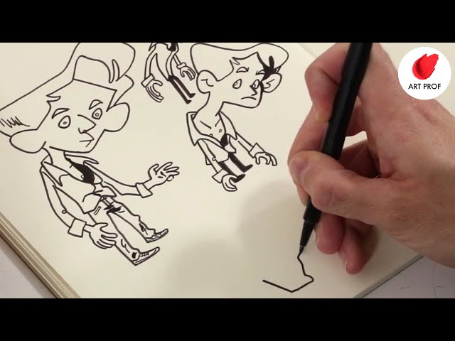 How to Draw Comics - Inking with Felt Tip Pens - PaintingTube