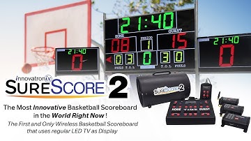 SURESCORE 2 - Wireless Electronic Game Scoring Display System