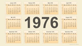 Kalender 1976