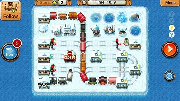 Train Track Maze - Train Pass Through Safely - Android Gameplay #1545