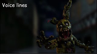 Springtrap all voice lines (with subtitles)
