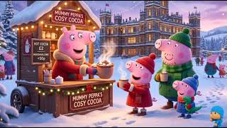 Peppa pig's winter snow castle journey