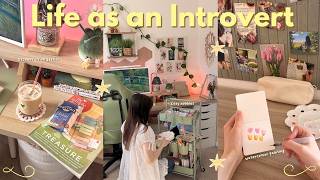 Life as an Introvert 🎧┃craft shopping, romanticising alone time & hobbies at home
