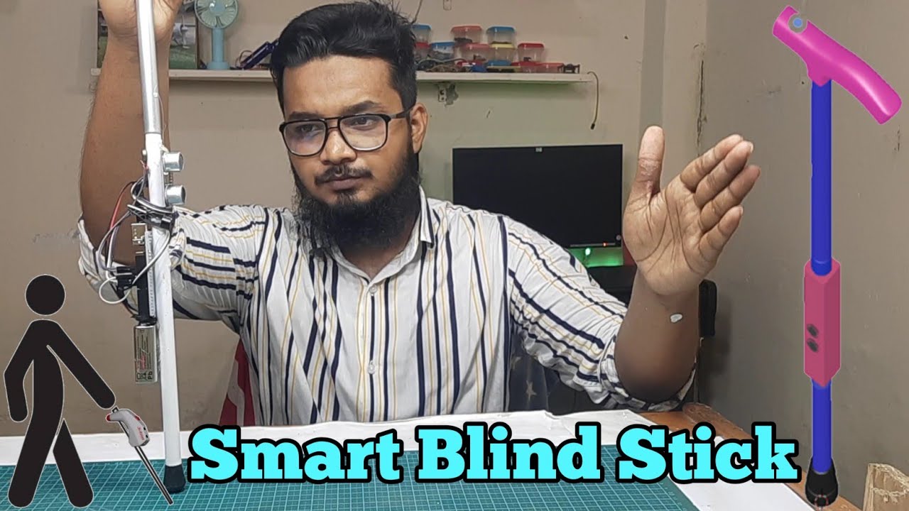 How to make Smart Blind Stick | Arduino Project - YouTube