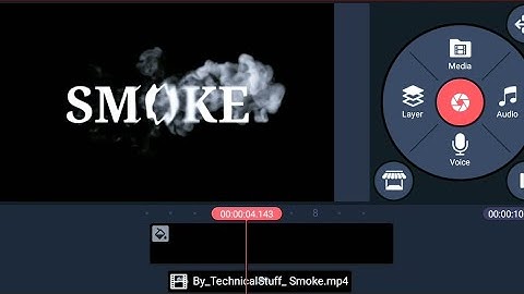 How To Make SMOKE Text Reveal Animation Intro On Kinemaster |Kinemaster Editing Tutorial| TecH JahiD