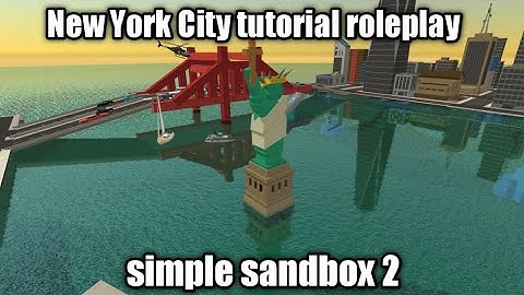 New City York tutorial roleplay in simple sandbox 2 #viral