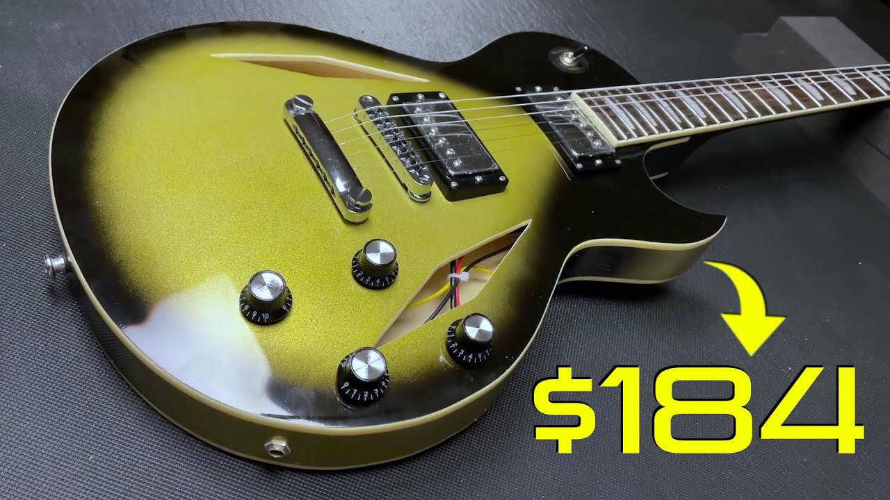 Unboxing CENSTAR $184 Amazon Semi-Hollow Body Electric Guitar