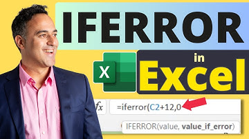 What to Do With an Error in Excel- IFERROR Function