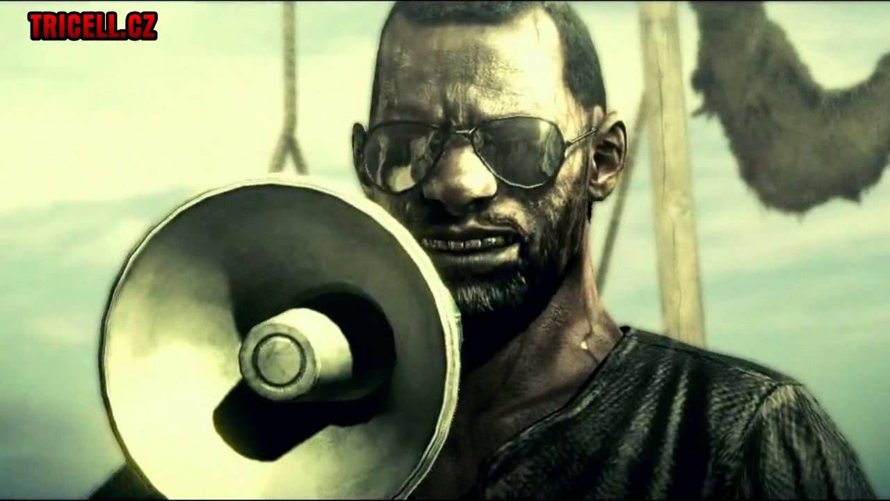 Resident Evil 5 - Executioner Majini kill Reynard Fisher - YouTube.