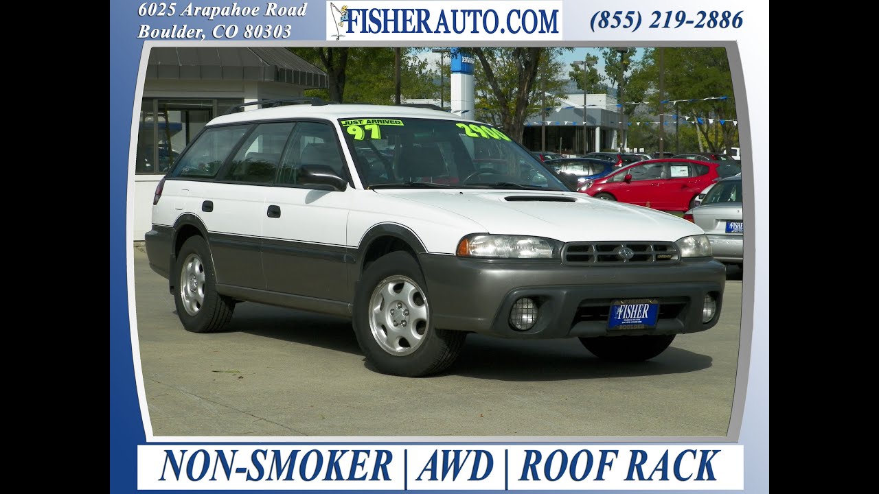 1997 Subaru Legacy Outback white | $2,900* | Boulder, Colorado | Fisher