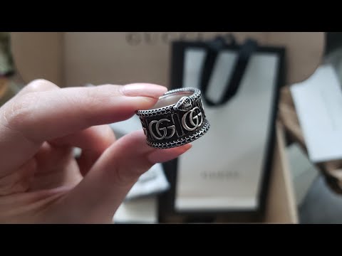 Gucci Silver Double G Ring Online, 59 