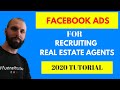 Facebook Ads For Recruiting Real Estate Agents | 2020 Tutorial