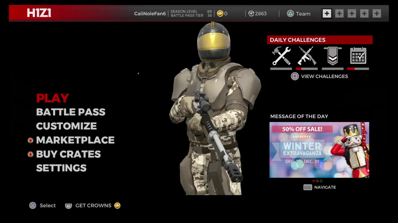 H1Z1 (PS4) ***Moving up the Leaderboard