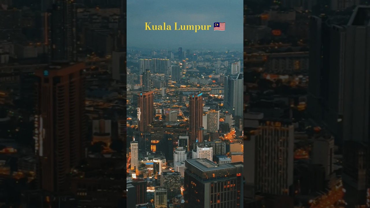 Skyline of the city. Glimps of the beautiful city Kuala Lumpur, Malaysia 🇲🇾 