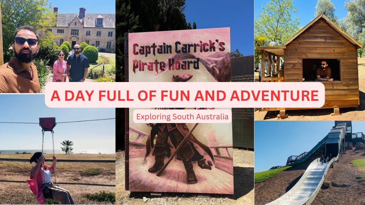 Exploring Carrick Hill, Mitcham Reserve and Saint Kilda// Day full of fun and adventure