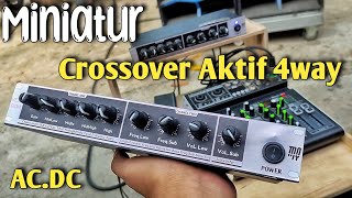 Review setting Control pemisah audio 4karakter Gen.3 (Crossover mini aktif) freq Subwoofer