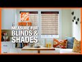 How to Measure for Blinds and Shades | The Home Depot
