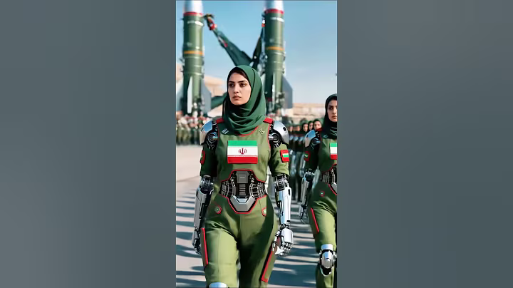 Iran's Cyborg Military Parade: A Celebration of Support and Defiance #ai #iran #cyborg #army #asmr