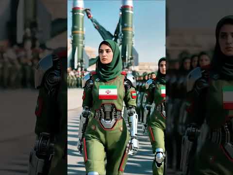 Iran's Cyborg Military Parade: A Celebration of Support and Defiance #ai #iran #cyborg #army #asmr