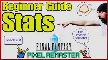 Stats and Attributes - WHAT DO THEY MEAN?!?! - Final Fantasy 1 Pixel Remaster