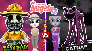 My Talking Angela 2 😻 || Zoonomaly vS CATNAP || Cosplay 🌈😻🥰