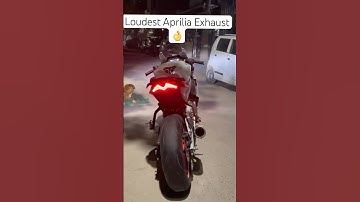 Aprilia loudest exhaust😍 #apriliarsv4rr #apriliars457 #loudexaust #loudsuperbike #ridersrepublic