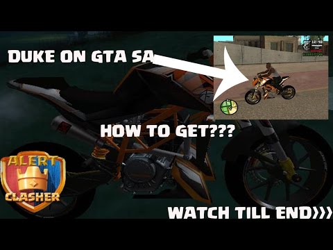 How To Get KTM DUKE 125 On GTA San Andrese