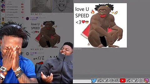 IShowSpeed Reacts To FAN ARTS W/ Jamal *BREAKS CHARACTER*