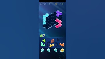 Block! Hexa Puzzle~Regulation A block 7 to 9 levels~ level-54