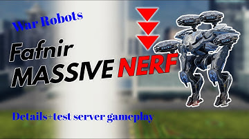 Is the Fafnir STILL GOOD? War Robots test server gameplay