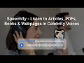 Speechify: Hands-Free Reading Assistant – Dyslexia-Friendly &amp; Super Fast