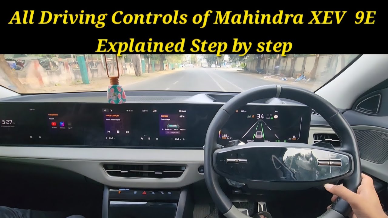 How to drive Mahindra XEV 9e. All driving controls of Mahindra XEV 9E.