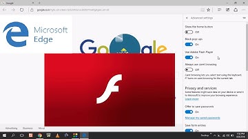 How to Disable Adobe Flash Player in Microsoft Edge