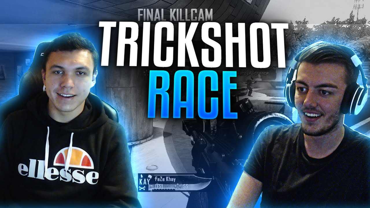 The Trickshot Race Against FaZe Linkzy (4 SHOTS)