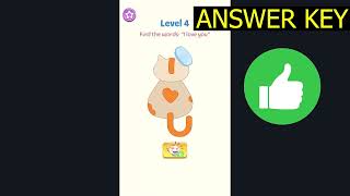 Dop 5 Eraser Master LEVEL 4 Find the words I Love You (ANSWER KEY) Walkthrough ✅ - Slowmo Gameplay screenshot 4