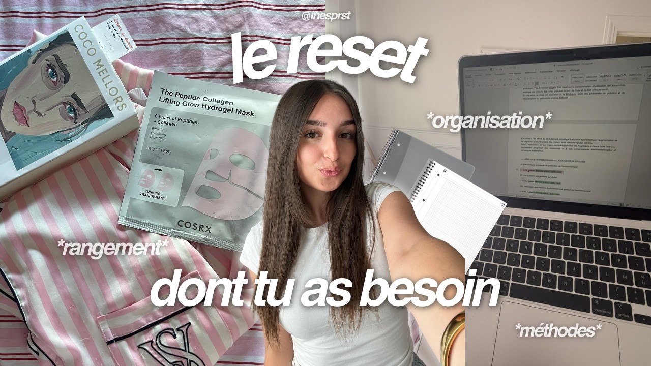 le reset dont tu as besoin pour la rentrée (productive vlog)