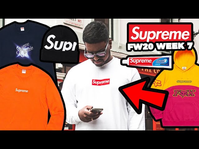 Supreme Box Logo Long Sleeve Tee Drop! | FW20 Week 7