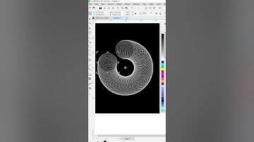 How To Create Spirograph effect in CorelDraw#shorts