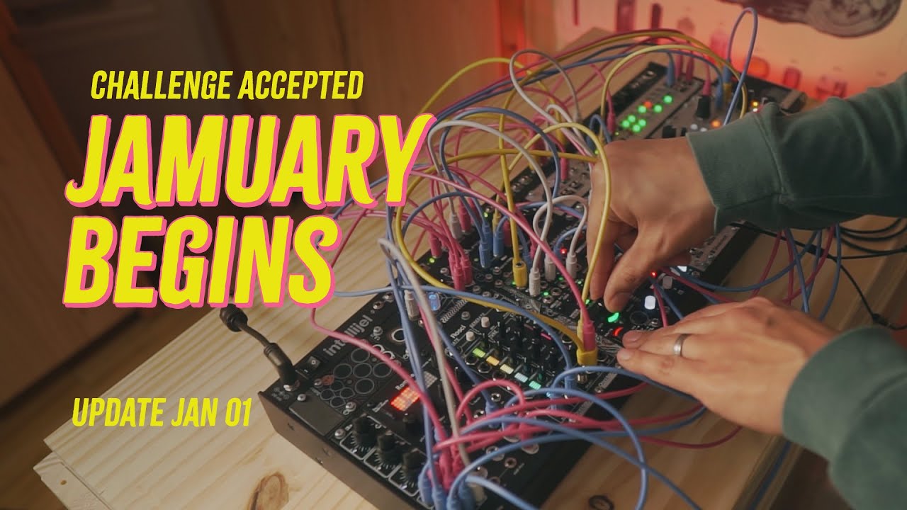 JAMUARY STARTS NOW! Modular challenge accepted w/ Omnitone Melodi, Crey/Plinky Bib, Spctrl 1u