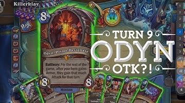 Turn 9 Odyn OTK?! This Deck is WILD! (Hearthstone Highlight)