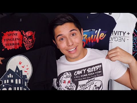 ASMR | YouTube Merch Store Salesman! (NEW MERCH!)