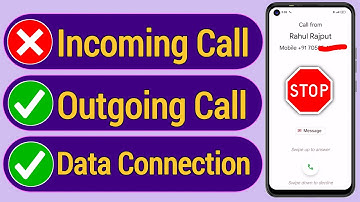Sabhi Incoming Calls Ko Band Karke Internet Kaise Chalaye !! Disable Incoming Calls And Use Internet