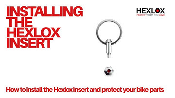 How to install the Hexlox Insert - Hexlox Bike Security